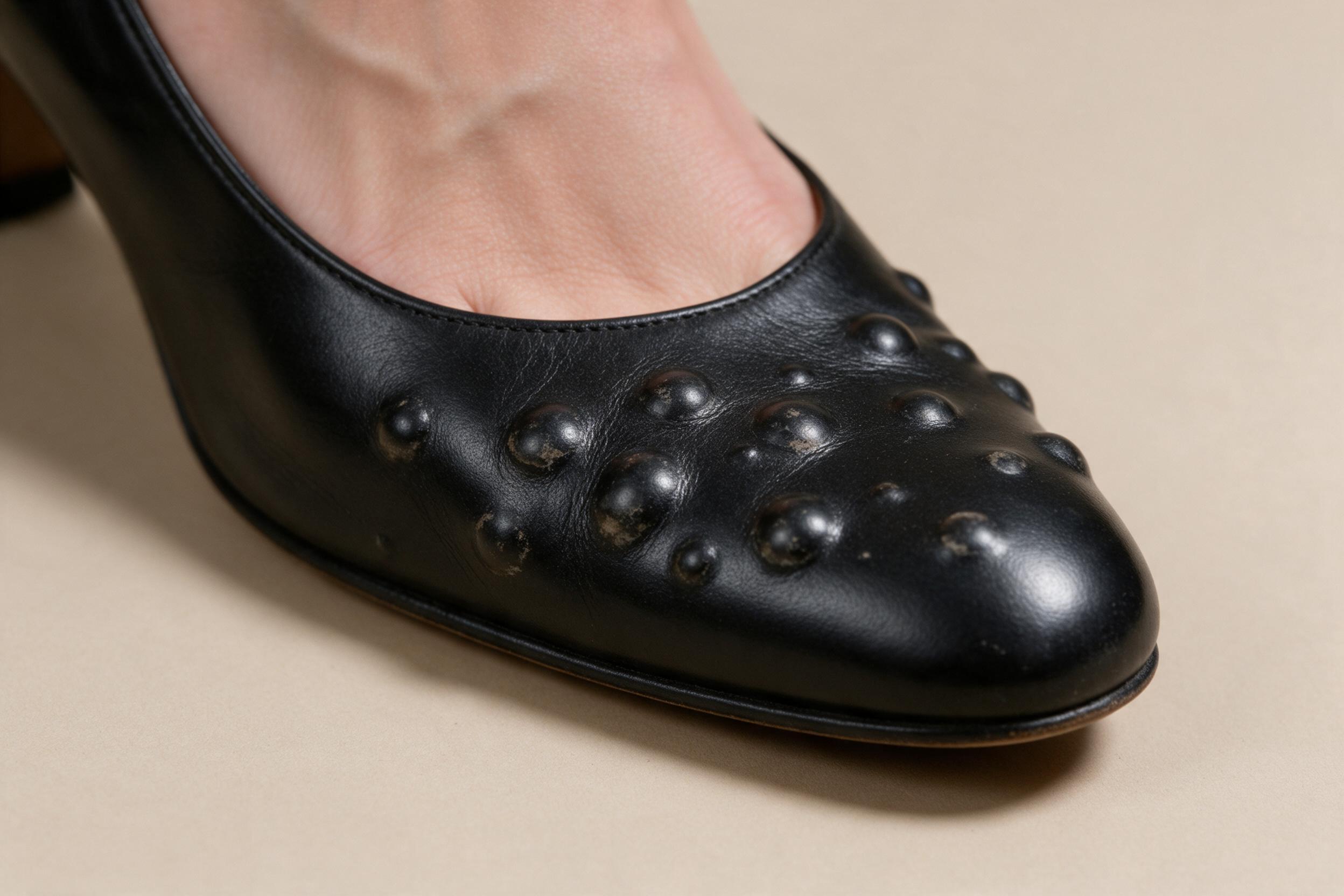 Why Your Shoes Develop Tiny Bubbles, Puckers, and Raised Spots Under the Surface Finish After Only a Few Wears — The Hidden Solvent-Entrapment Vapor Pressure, Plasticizer-Bleed Migration, Sweat-Vapor Osmosis, and Pigmented-Coating Hydrolysis Behind the 2026 'Why Are There Bumps on My Shoes' Epidemic
